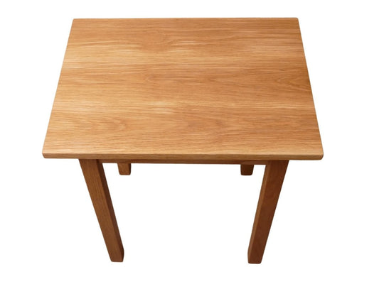 Custom Made White Oak End Table