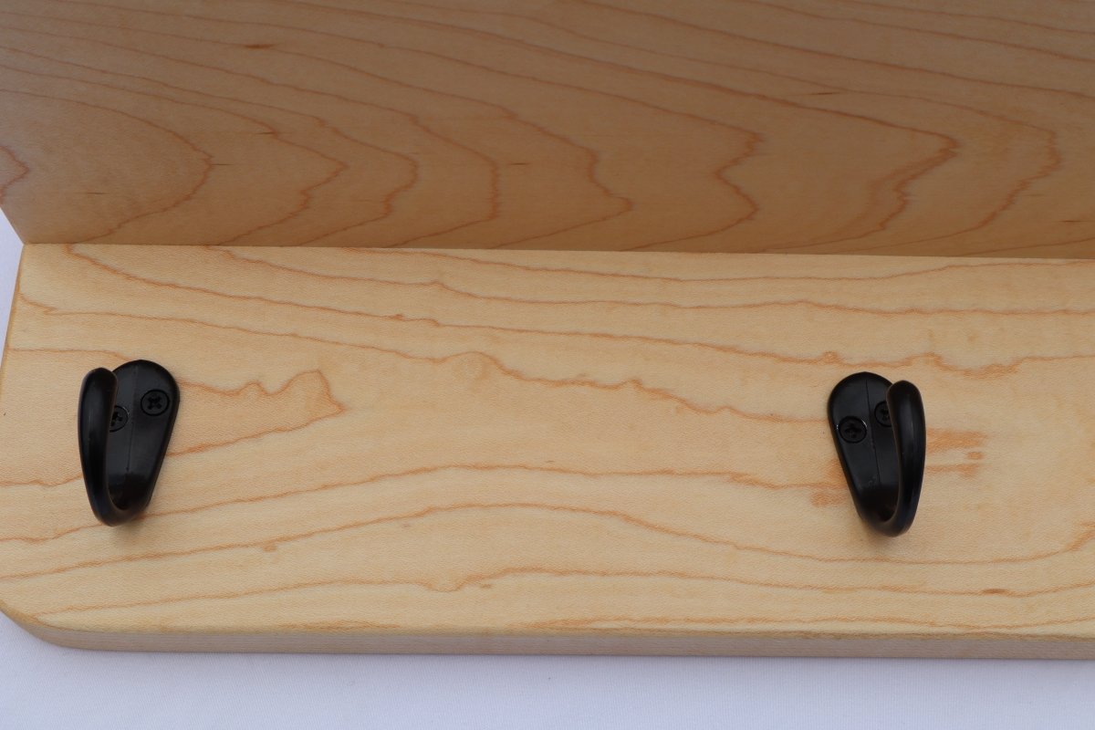 Maple Entryway Wall Coat Rack - Woodwork & Design by AJ
