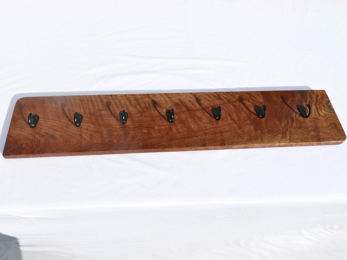 Figured Walnut Coat Rack