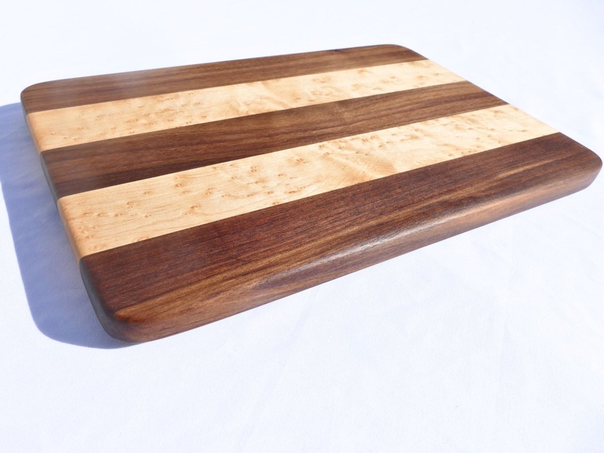 Walnut and Birdseye Maple Cutting Board