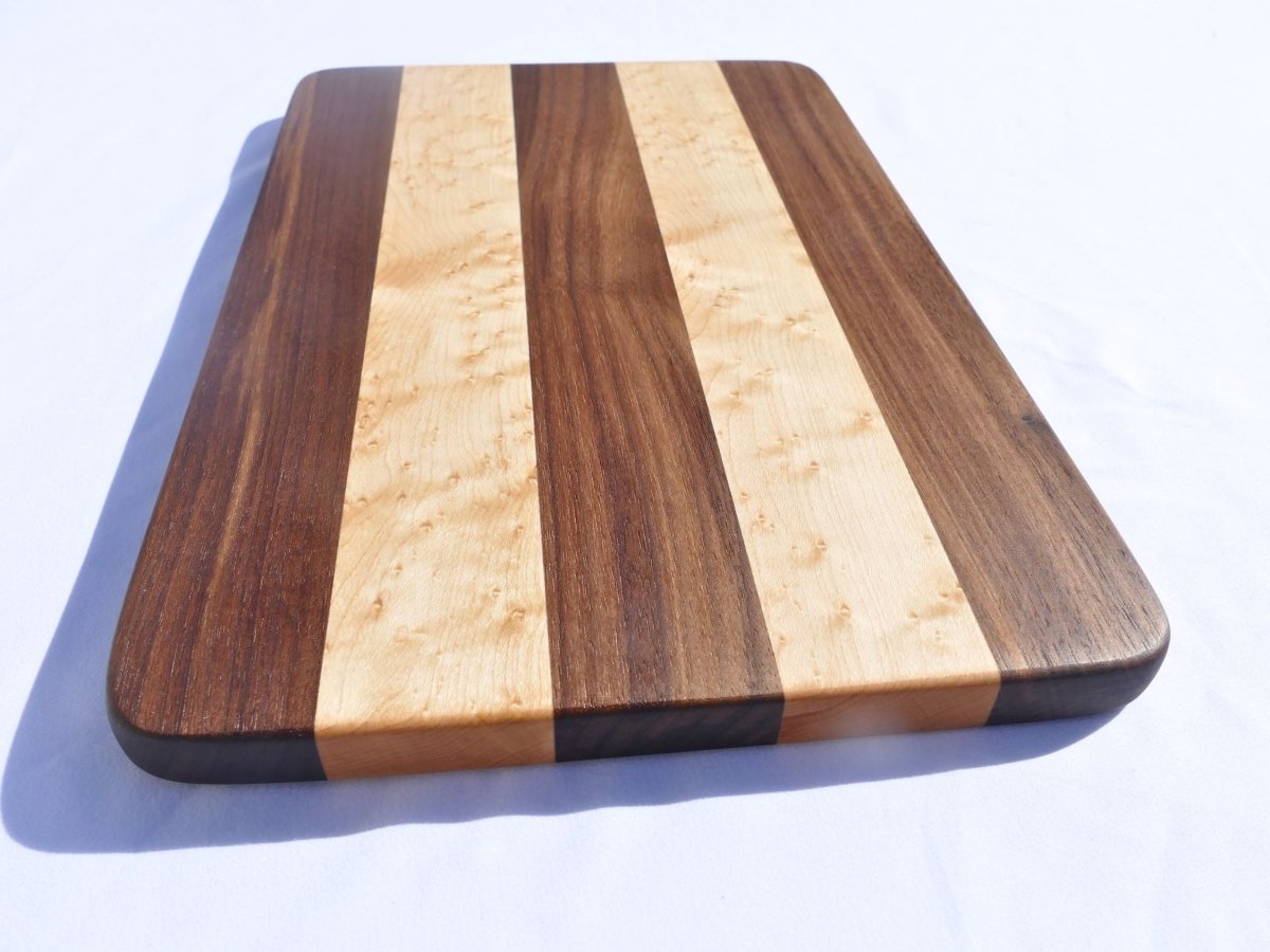 Walnut and Birdseye Maple Cutting Board
