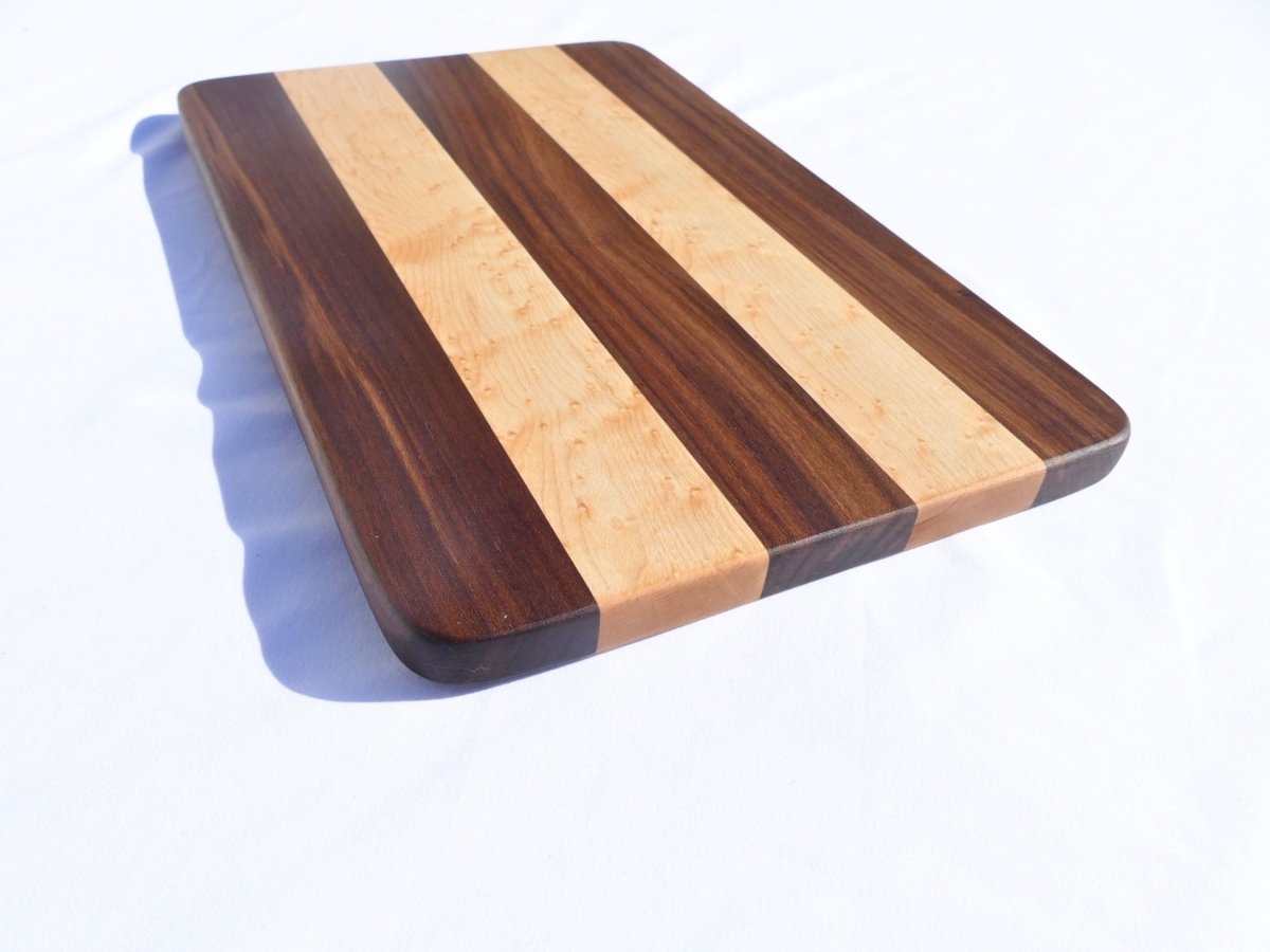 Walnut and Birdseye Maple Cutting Board