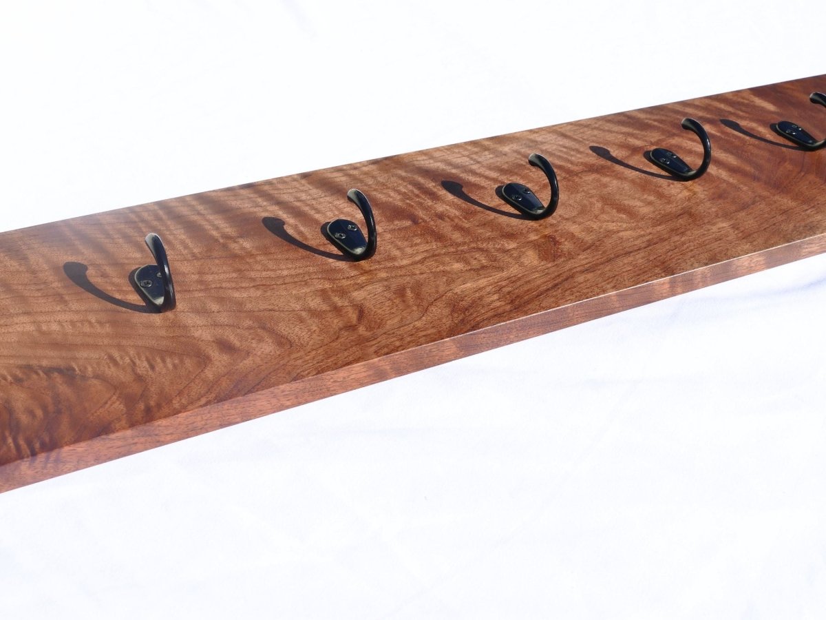 Figured Walnut Coat Rack