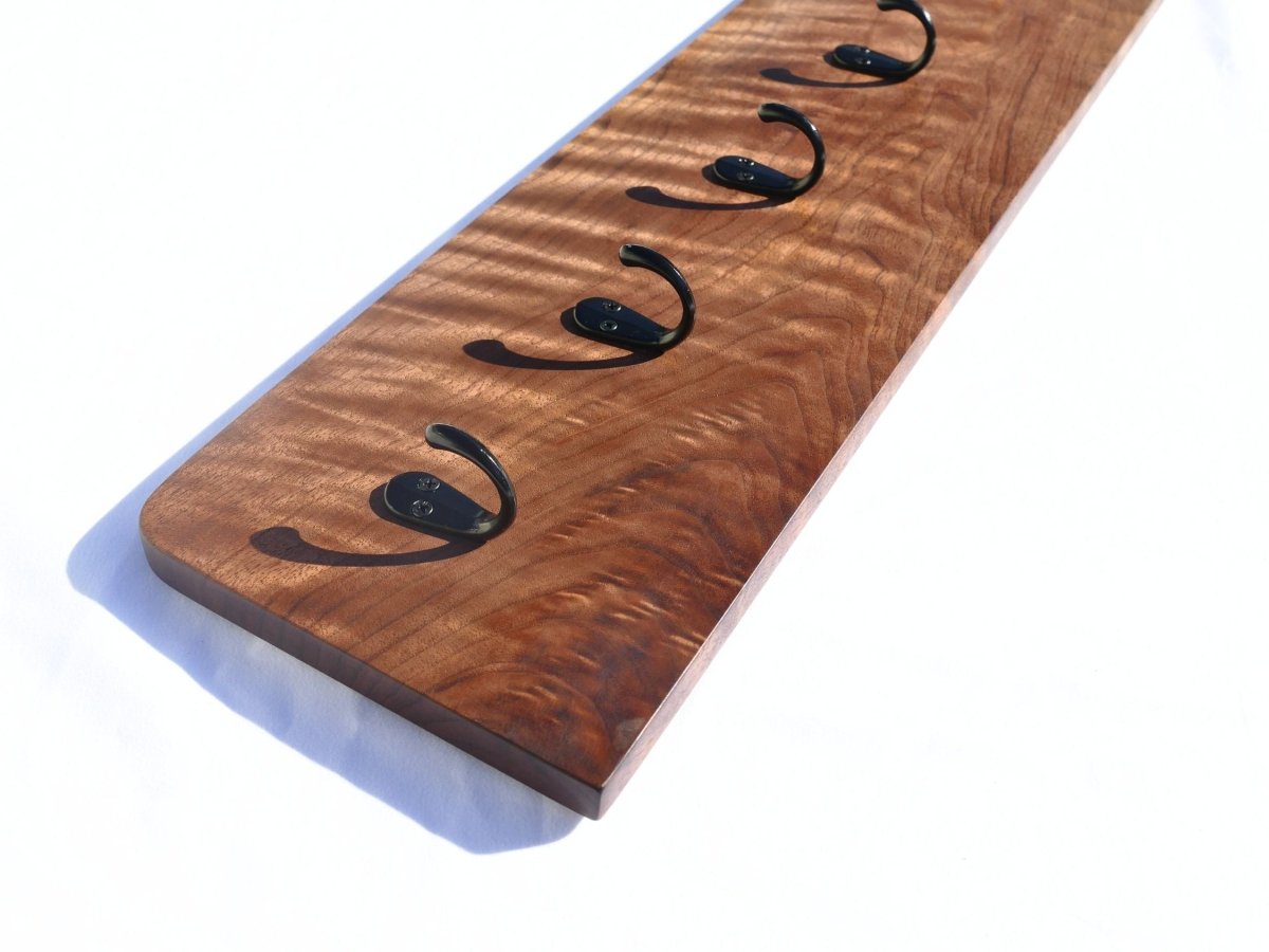 Figured Walnut Coat Rack