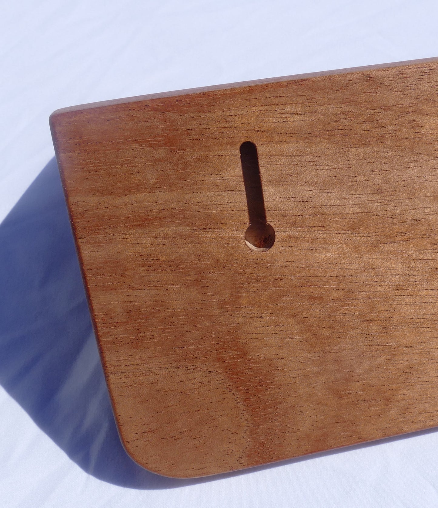 Mahogany coat rack keyhole for hanging