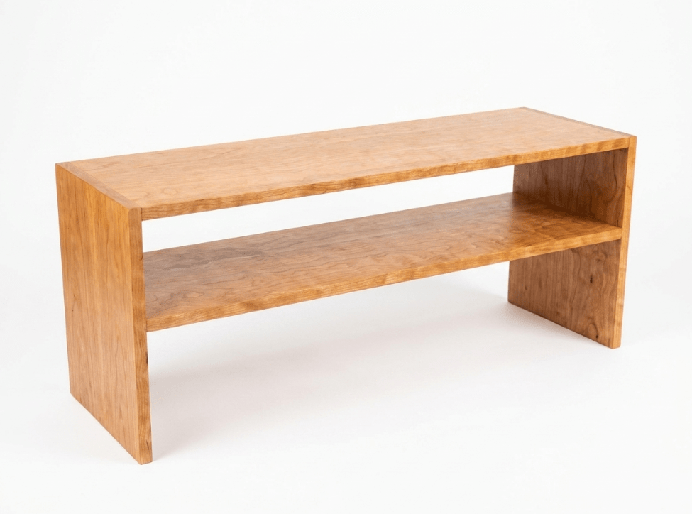 Custom Curly Cherry Shoe Rack