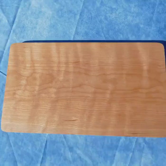 Handmade Curly Cherry Cutting Board
