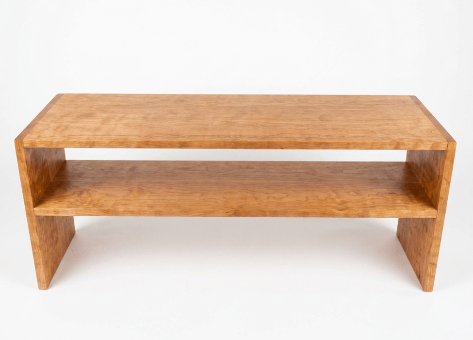 Our Newest Additions - Curly Cherry Shoe Rack - Woodwork & Design by AJ