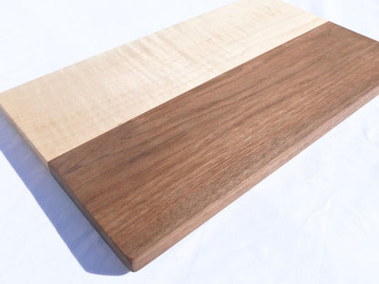 Curly Maple and Walnut cutting board