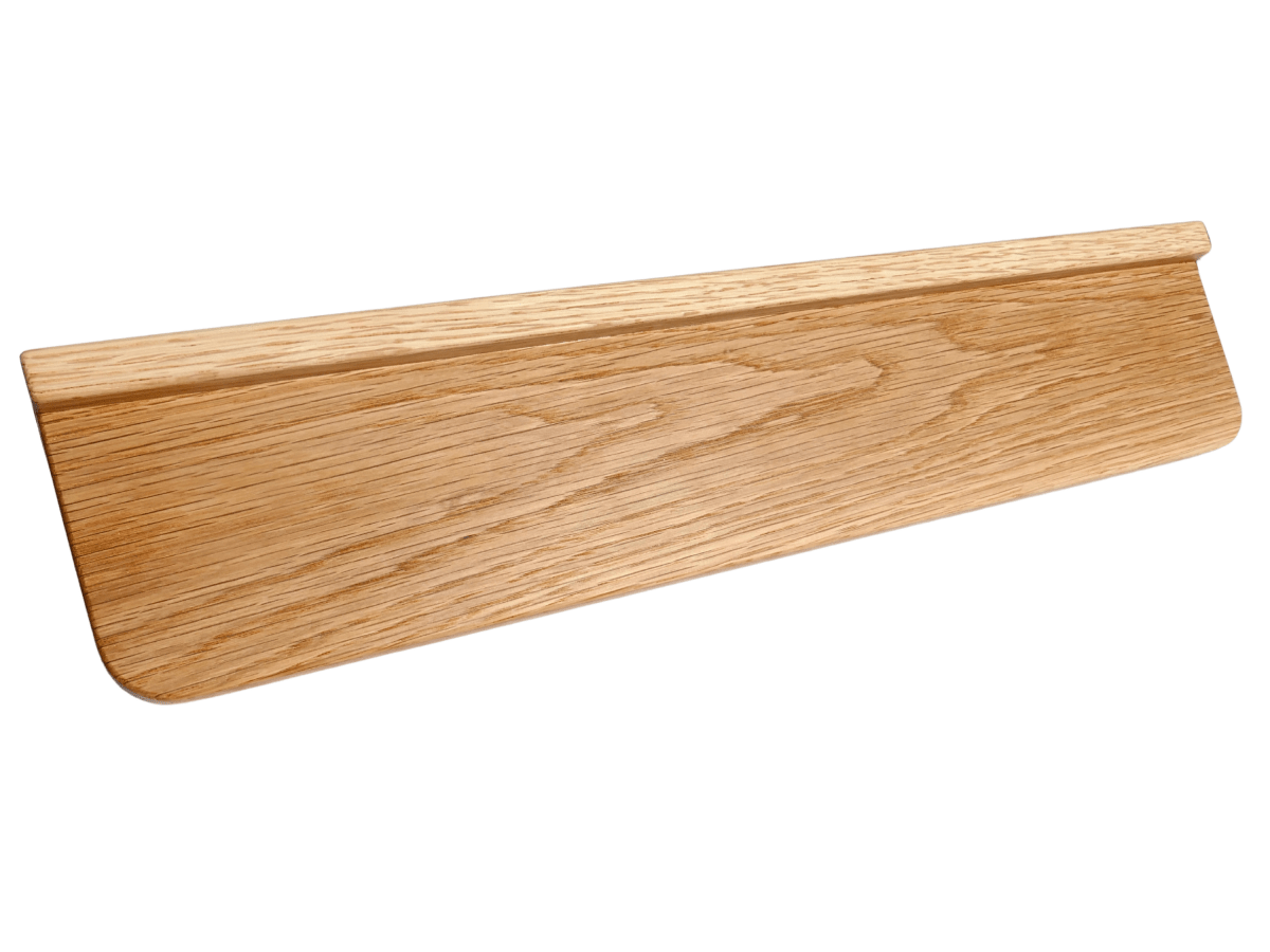 White Oak Coat Rack with Shelf