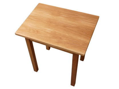 Custom Made White Oak End Table