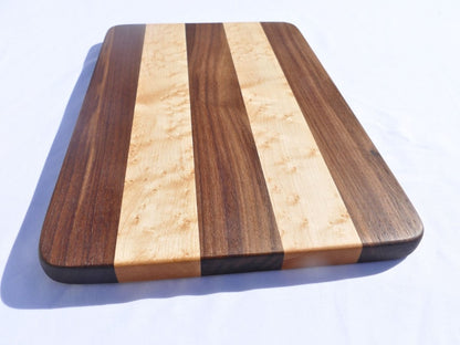 Walnut and Birdseye Maple Cutting Board