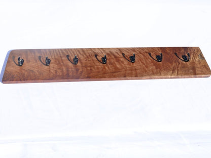 Figured Walnut Coat Rack