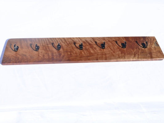 Figured Walnut Coat Rack