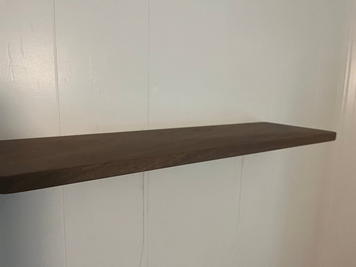 Figured walnut shelf - Woodwork & Design by AJ