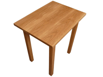 Custom Made White Oak End Table