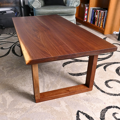 Mid-Century Walnut Coffee Table - Made in the USA