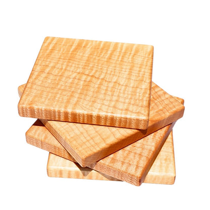 Curly maple Coasters