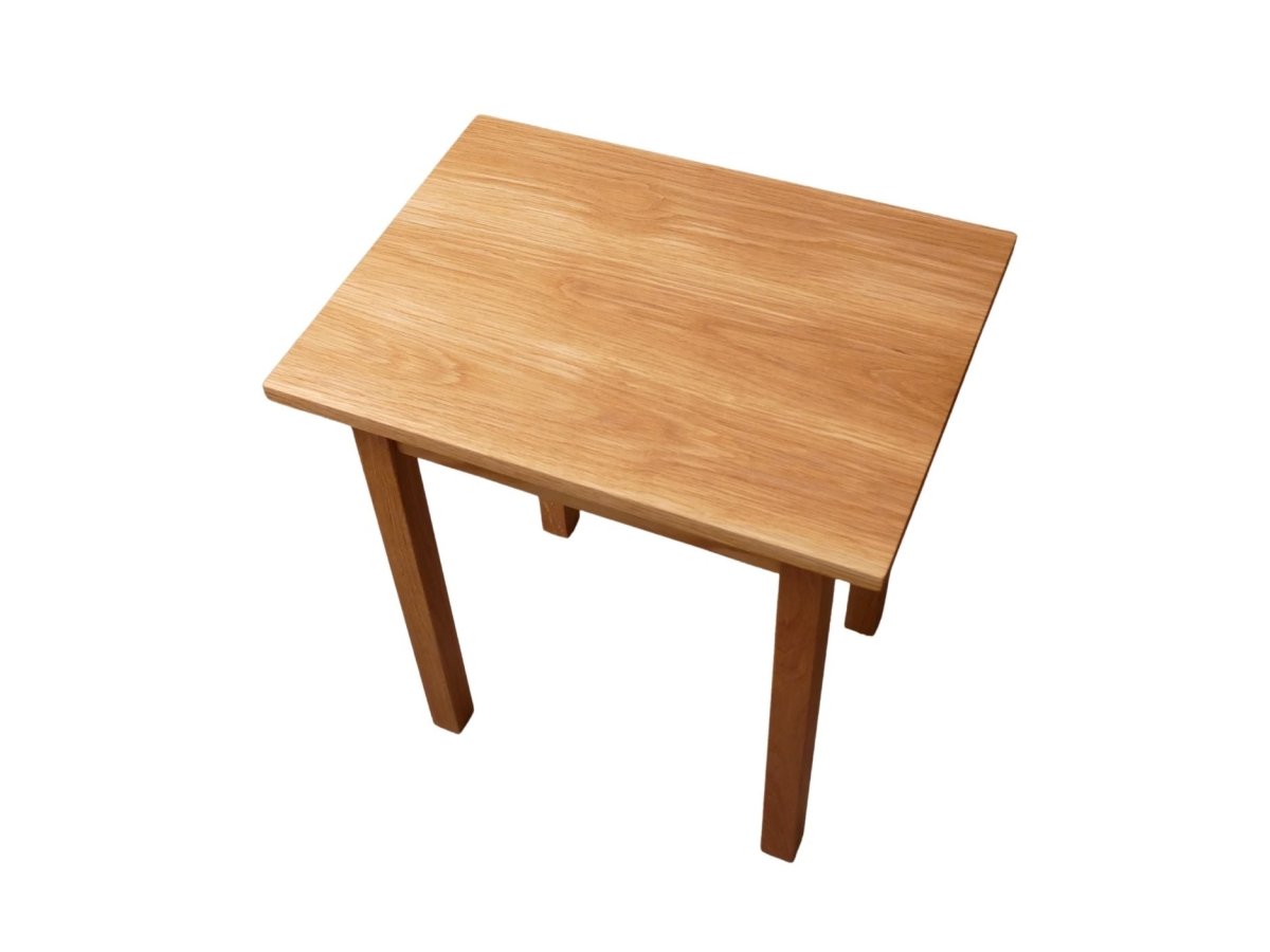 Custom Made White Oak End Table