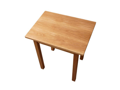 Custom Made White Oak End Table