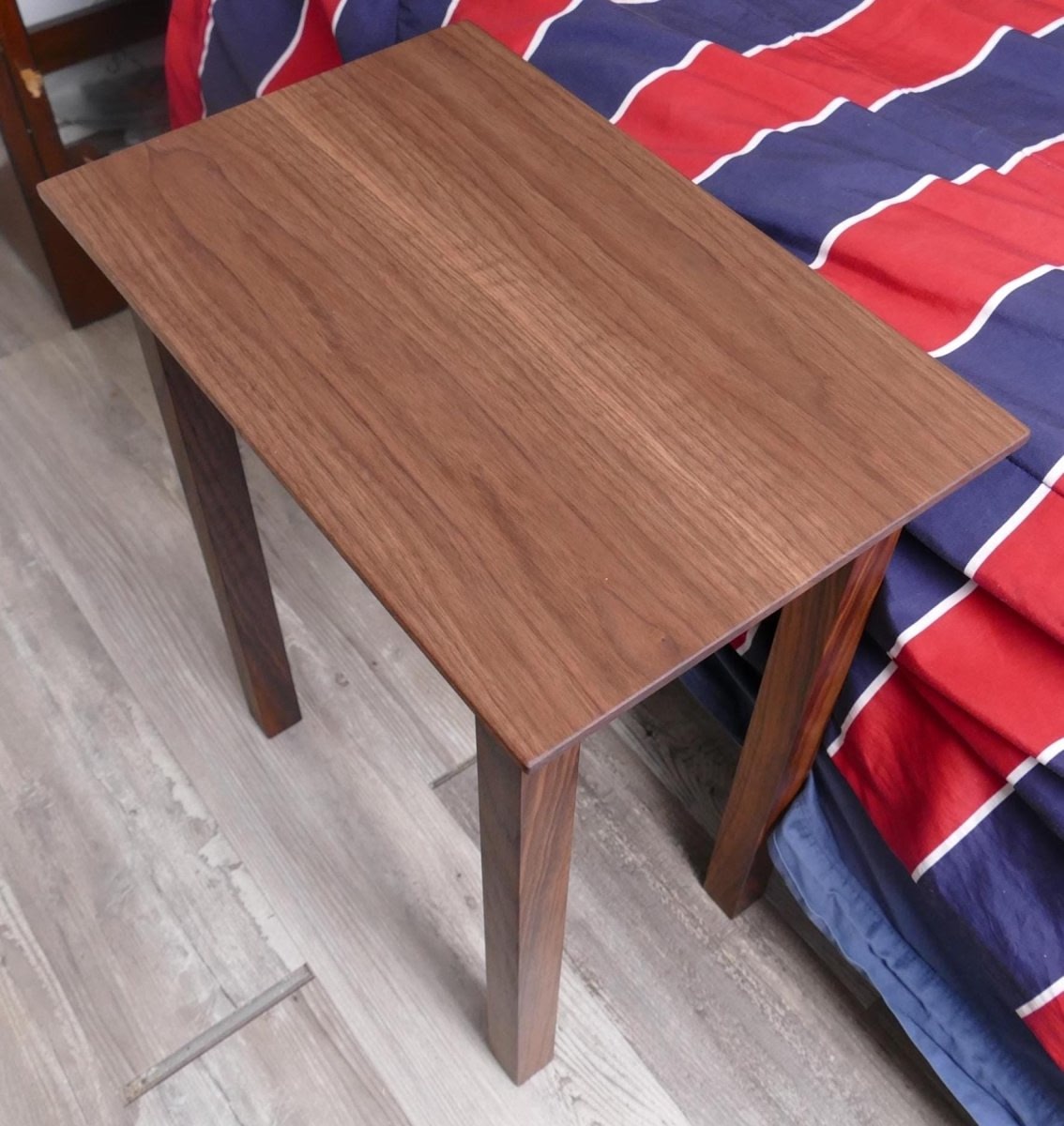 Handmade Premium Walnut End Table - Woodwork & Design by AJ