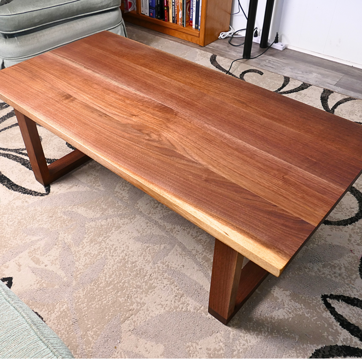 Mid-Century Walnut Coffee Table - Made in the USA