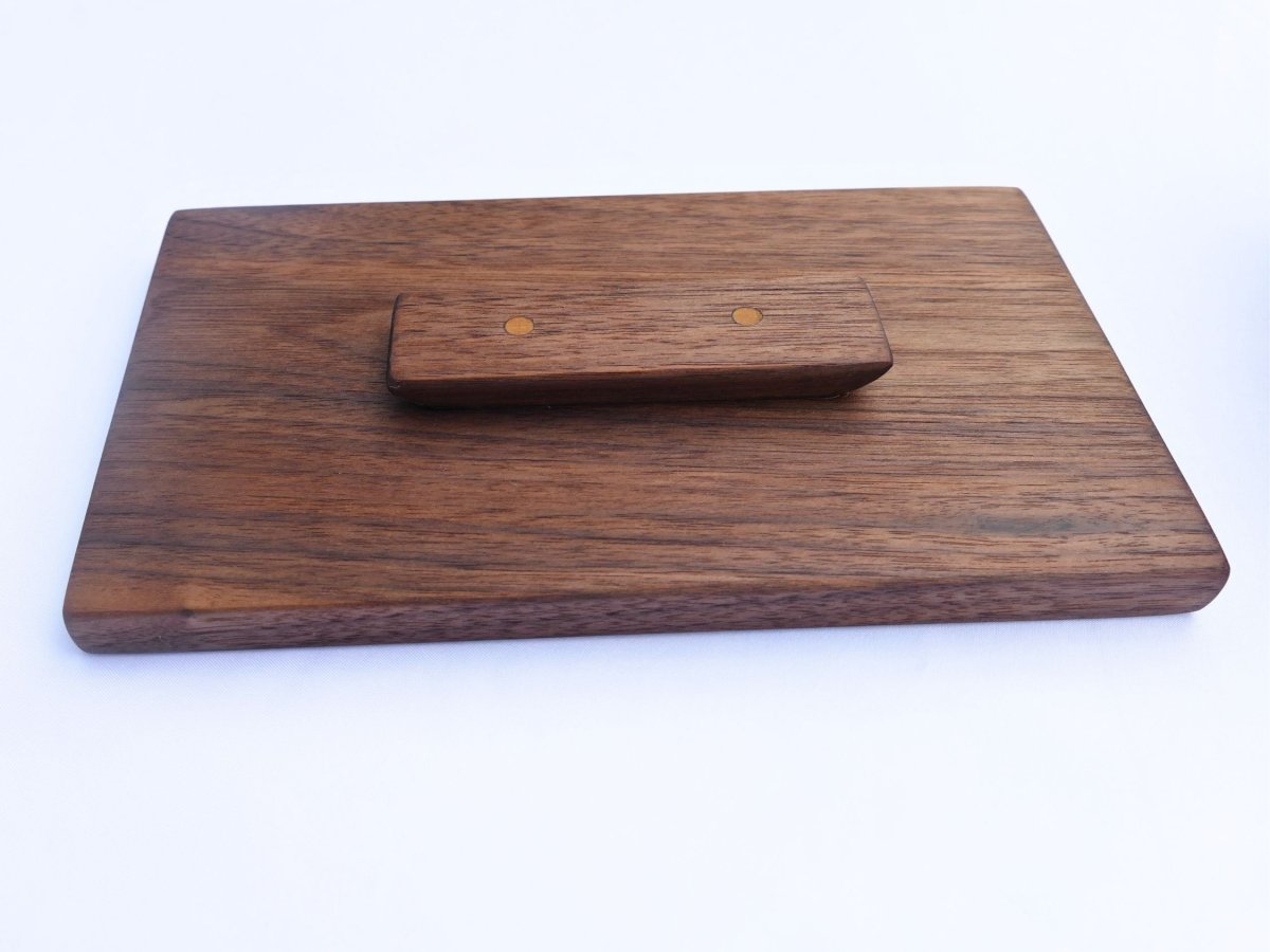 Custom Walnut Wedding Box with Engraving