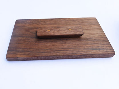 Custom Walnut Wedding Box with Engraving