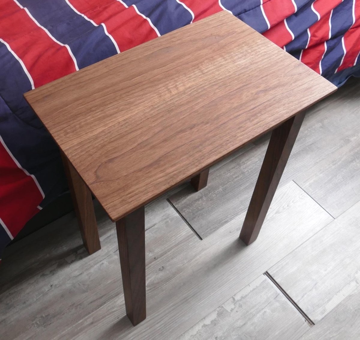 Handmade Premium Walnut End Table - Woodwork & Design by AJ