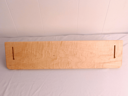 Handmade Premium Curly Maple Coat Rack with Shelf - Woodwork & Design by AJ
