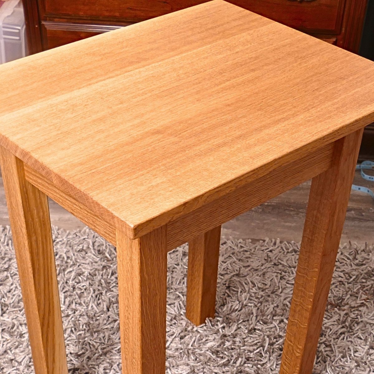 White Oak End Table