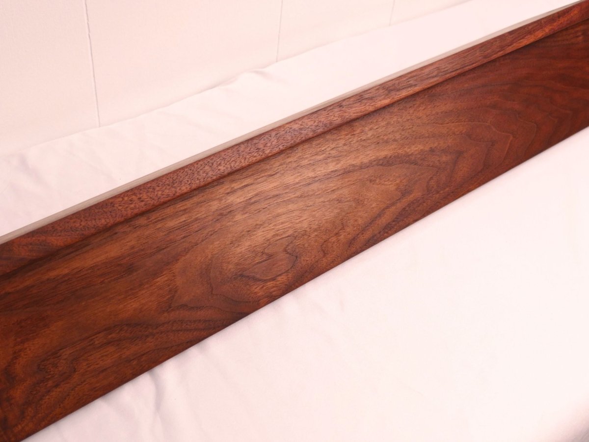 Handmade Premium Walnut Coat Rack with Shelf