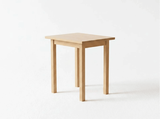 Handcrafted White Oak End Table