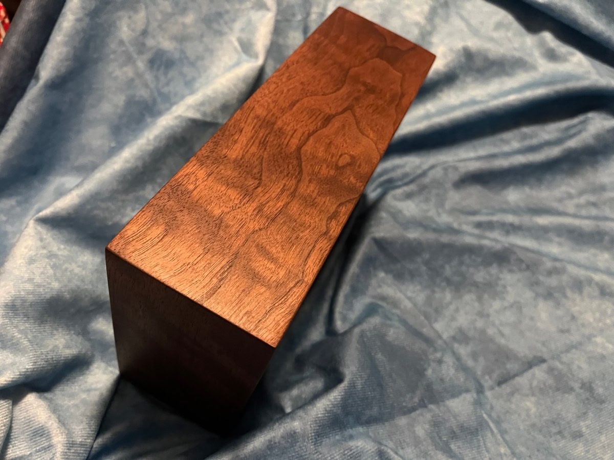 Personalized Figured Walnut Keepsake Box - Woodwork & Design by AJ