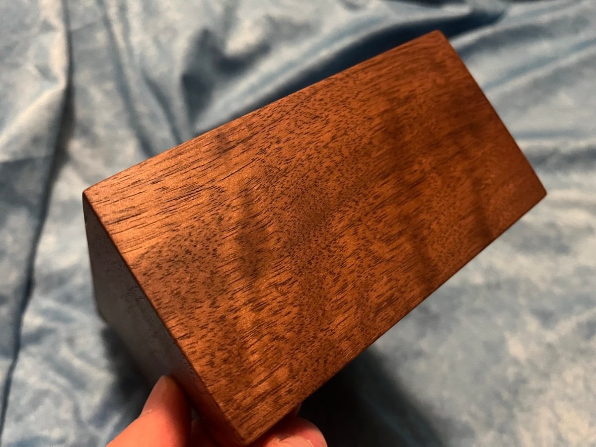 Personalized Figured Walnut Keepsake Box - Woodwork & Design by AJ