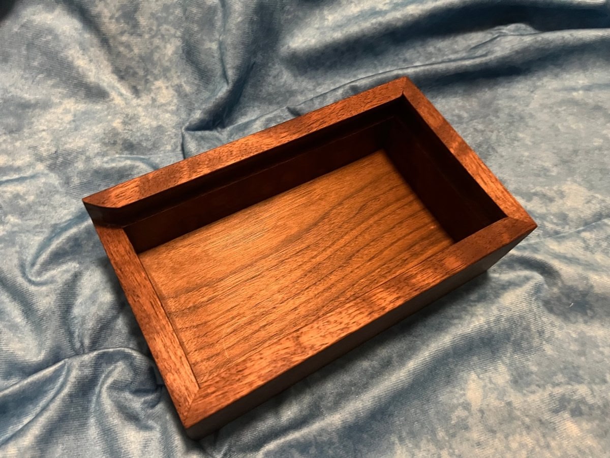 Personalized Figured Walnut Keepsake Box - Woodwork & Design by AJ
