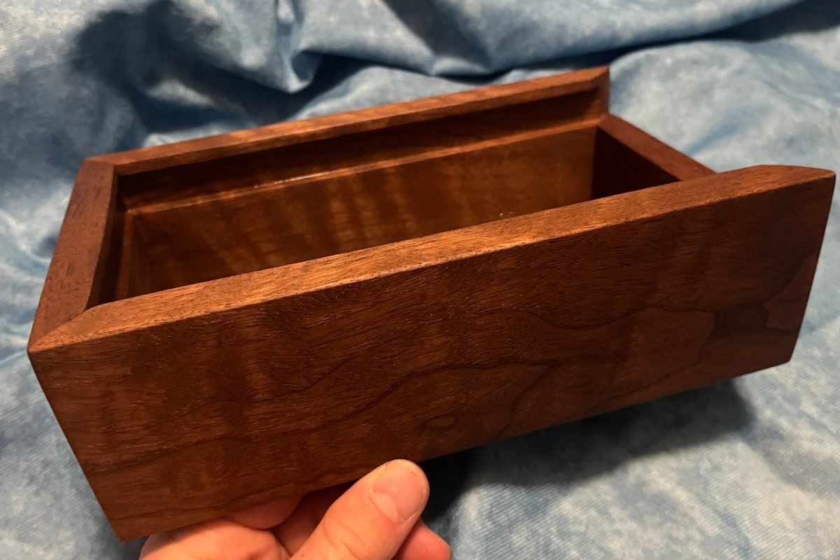 Personalized Figured Walnut Keepsake Box - Woodwork & Design by AJ