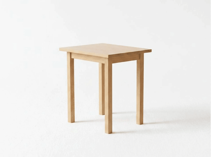 Handcrafted White Oak End Table