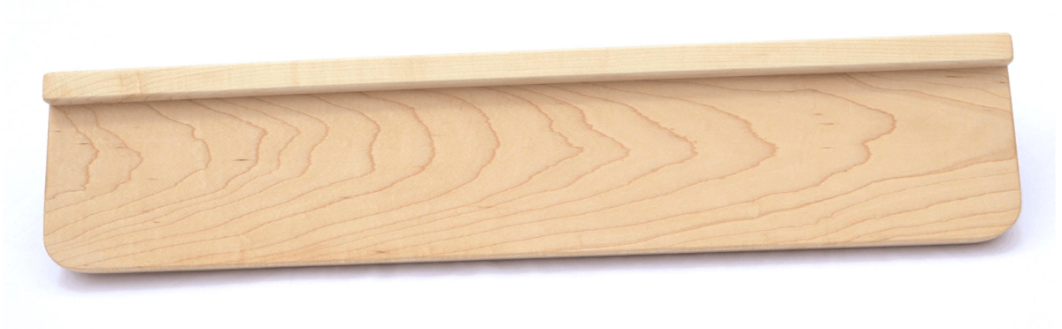 Hard Maple Wall Coat Rack with Shelf
