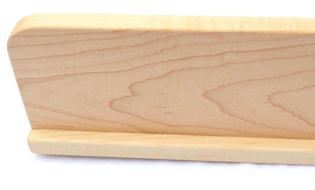 Hard Maple Wall Coat Rack with Shelf