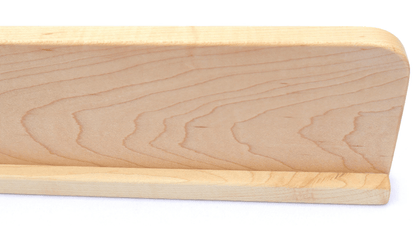 Hard Maple Wall Coat Rack with Shelf