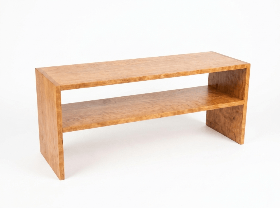 Custom Curly Cherry Shoe Rack