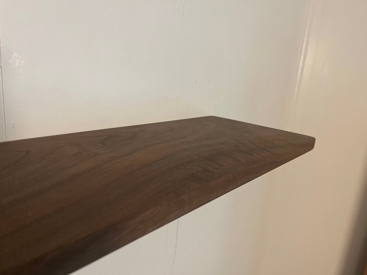 Figured walnut shelf - Woodwork & Design by AJ