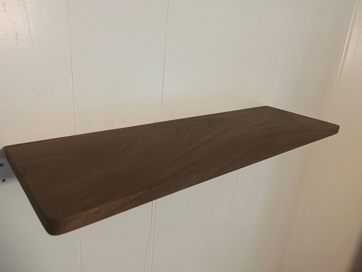 Figured walnut shelf - Woodwork & Design by AJ