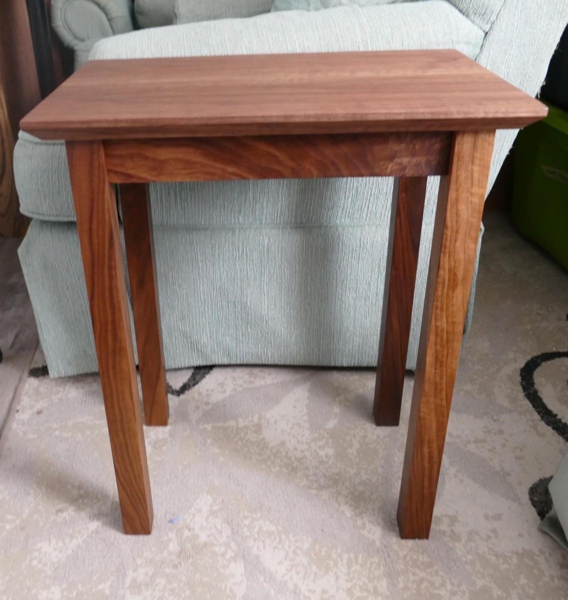 Handmade Premium Walnut End Table - Woodwork & Design by AJ