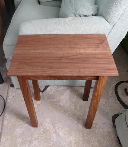 Handmade Premium Walnut End Table - Woodwork & Design by AJ