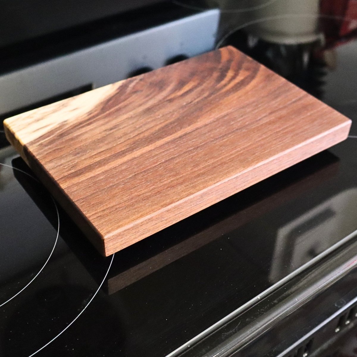 figured walnut cutting board