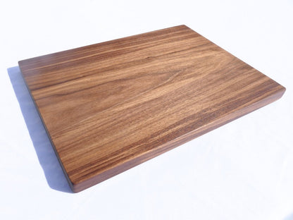 handmade one piece walnut cutting board