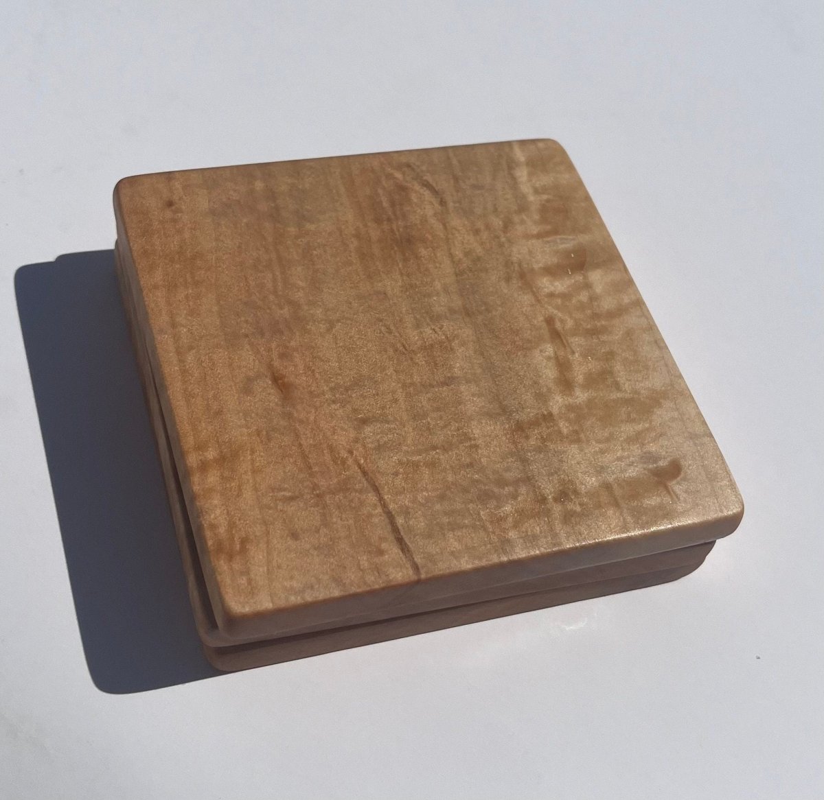 Curly maple coasters - Woodwork & Design by AJ