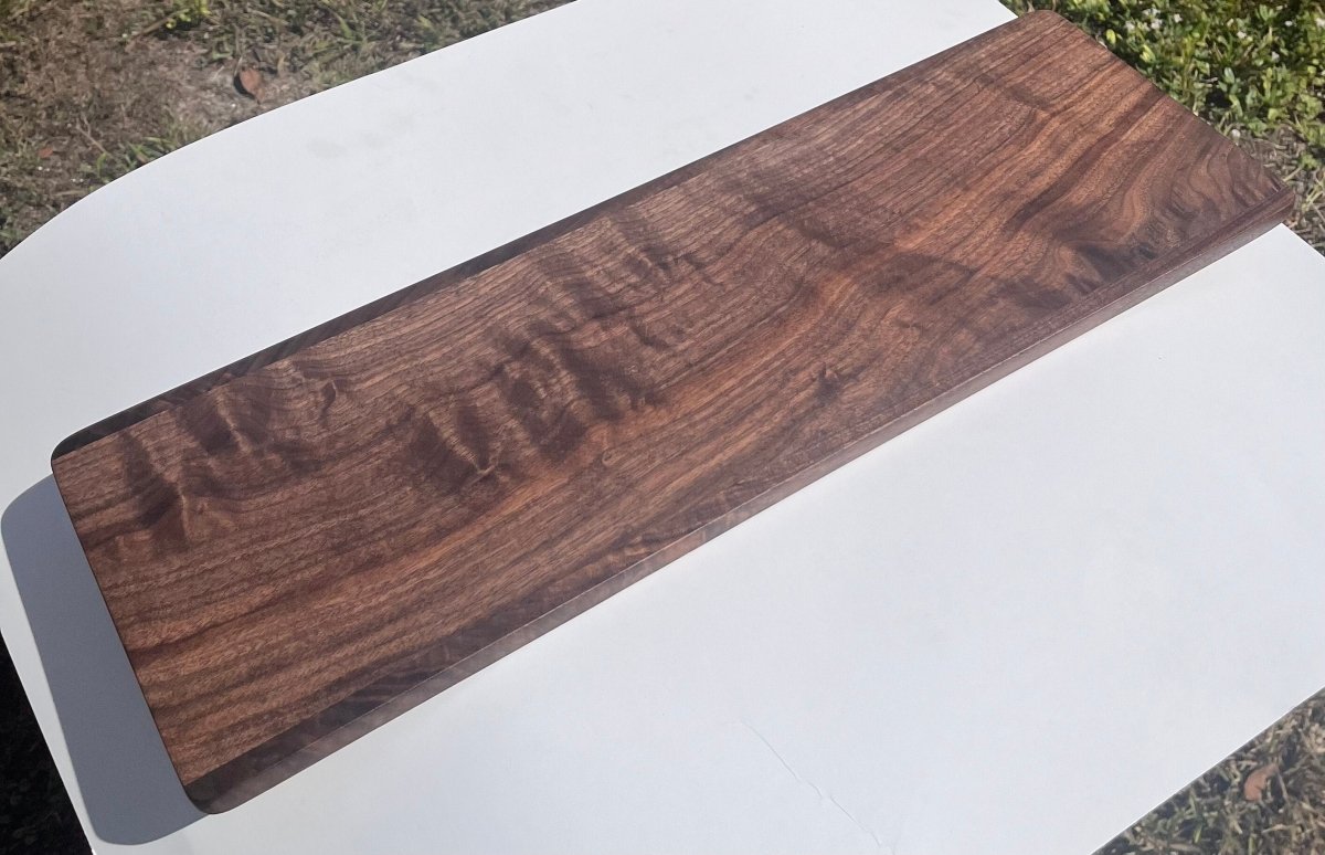 Figured Walnut serving tray - Woodwork & Design by AJ